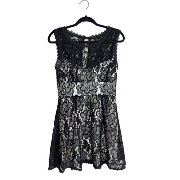 B. Darlin Black Lace Dress XL - Picture 1 of 12